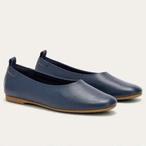 EVERLANE The Italian Leather Day Glove in Navy Blue Flats Slip On Size 6.5